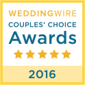 Wedding Wire Couples Choice Award 2016